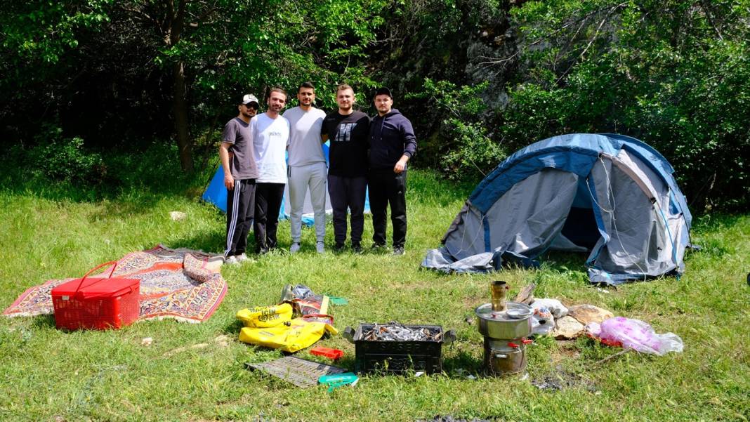 Konya'da adeta dolup taşan tabiat parkının rengi değişti! 1
